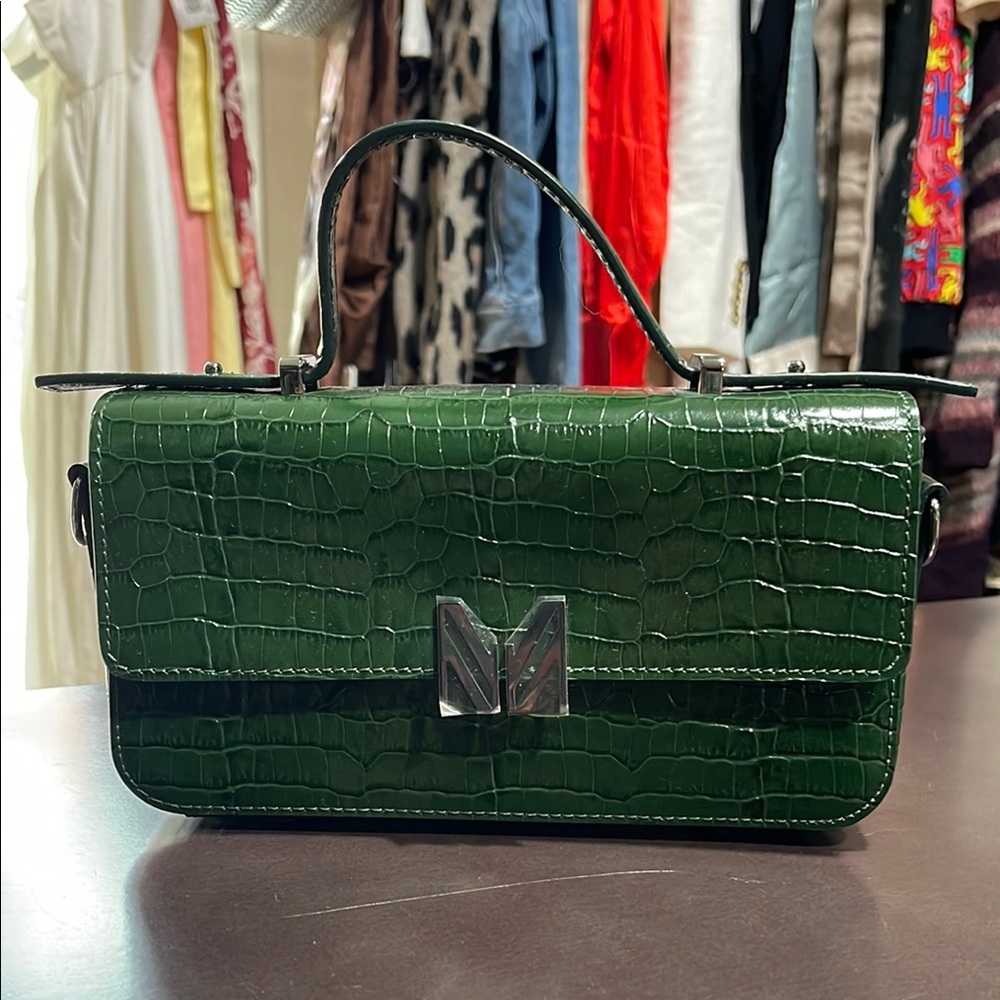 MARCELL VON BERLIN | NEW! MAXI BERLIN BAG LEATHER SATCHEL SHOULDER BAG $1600